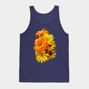 Daisies - Yellow and Orange Daisies Tank Top